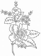 Patterns Embroidery Hand Patrones Flower Choose Board sketch template