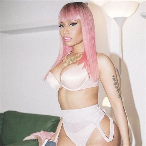 nicki minaj shows her incredible curves in lingerie pics daily star