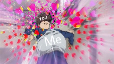 pin  burntpaint  meme  haikyuu cute love memes haikyuu anime