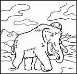 Mammouth Mamut Mammoth Colorier Coloriages sketch template