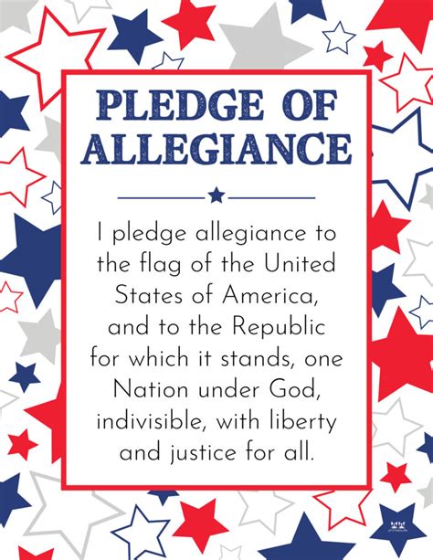 pledge  allegiance worksheet