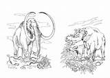 Mammut Mammouth Colorare Coloriage Malvorlage Disegno Mammoet Animaux Ausmalbilder Mamoth Mammoth Ausmalbild Ausdrucken Coloriages Planteneters Herunterladen Abbildung Große sketch template