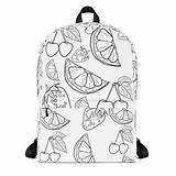 Backpack Colouring Bag Coloring Collections Shop Contact sketch template