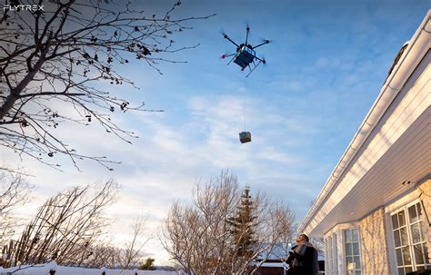 flytrex launches american drone delivery service  grand forks north