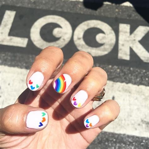 14 rainbow nails to rock before pride month ends girls nail designs