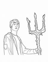 Percy Educativeprintable Lightning Thief sketch template