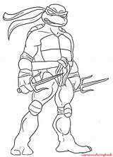Coloring Pages Ninja Turtle Click sketch template