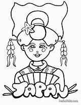 Japon Colorir Japonais Japoneses Japonaise Paises Japonesa Enfant Imprimer Dibujo Hellokids Desenhos Japao Japón Coloriages Iuh Bandera Frais Picasa Jedessine sketch template
