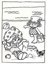 Coloring Pages Strawberry Shortcake Beach sketch template