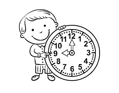 time   coloring page coloringcrewcom