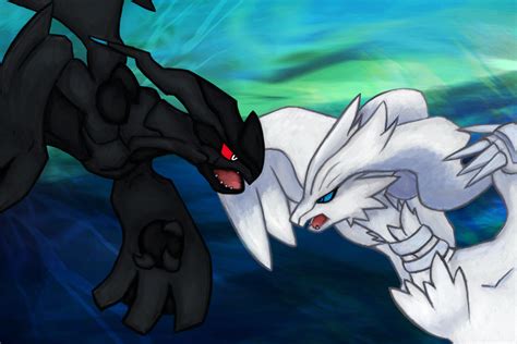 Reshiram Vs Zekrom By Mpaolillo On Deviantart