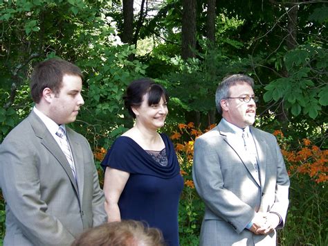 matt monica and gary the groom s brother mother and