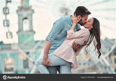 Love Air Cute Romantic Couple Spending Time Together City