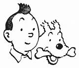 Tintin Coloring Pages Colorear Milou Et Para Personajes Las Aventuras Cartoon Adventures Pagina Plantillas Di sketch template