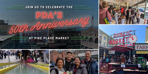 Pike Place Market Pda 50th Anniversary Celebration At Pike Place Market