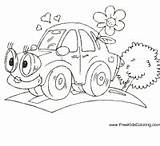 Car Coloring Girly Surfnetkids Pages sketch template