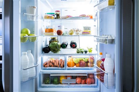 open refrigerator  fridge door  food  wilshire refrigeration appliance