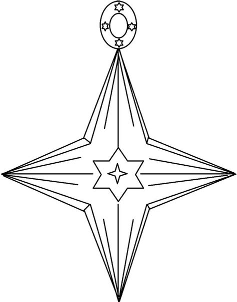 christmas star ornament coloring page kids coloring pages pinterest