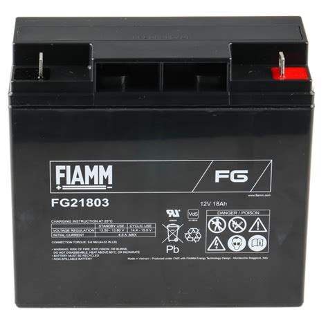 fg fiamm fiamm  fg sealed lead acid battery ah   rs components