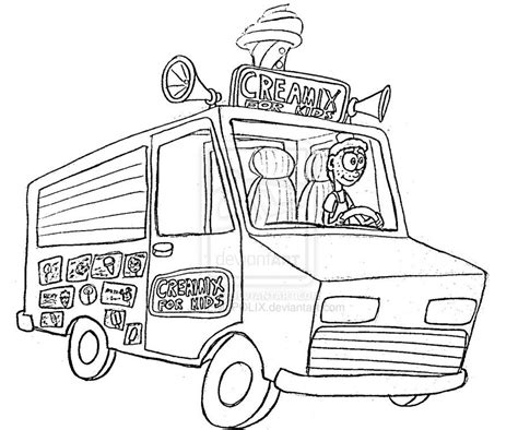 ice cream truck coloring pages  coloring pages  kids adults