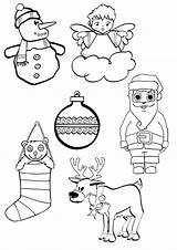 Christmas Coloring Designs Decorations Color Gifts Sheet sketch template