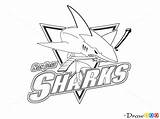 Sharks Hockey Drawdoo Blaze Nhl Logodix sketch template