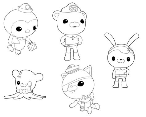 octonauts coloring pages