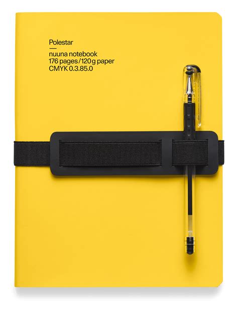 notebook  yellow polestar