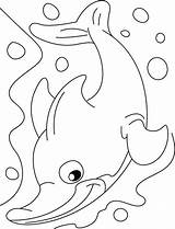 Dolphin Coloring Diving Deep Kidsplaycolor Pages sketch template