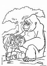 Tarzan Coloriage Dessin Kala Kerchak Imprimer 1635 1173 Adoptive Mère Petit Imprimé Coloriages sketch template