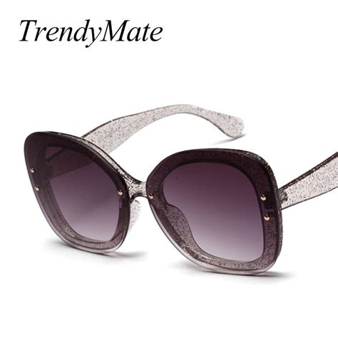 2018 italy luxury brand oversized square sunglasses women men brand