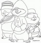 Coloring Chipmunk Pages Kids Popular sketch template