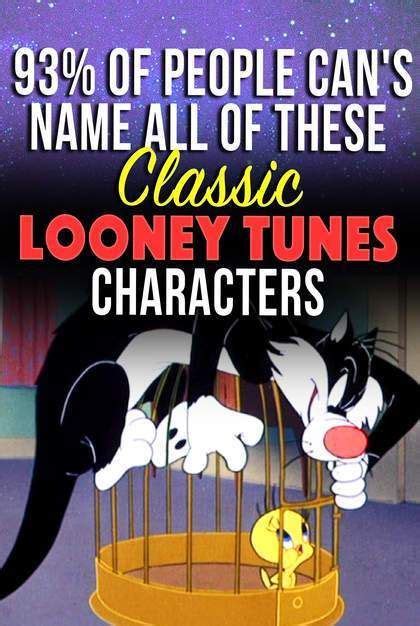Quiz How Many Of These Classic Looney Tunes Characters Can You Name