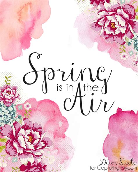 ten beautiful  spring printables spring printables   xxx