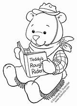 Roosevelt Coloring Teddy Pages Rough Riders Drawing Tuesday Getcolorings Getdrawings Theodore Color sketch template