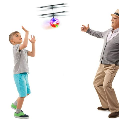 flying ball toys rc toy  kids boys girls gifts rechargeable light  ball drone infrared