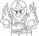 Ninjago Lego Zane Coloring Pages Getcolorings sketch template