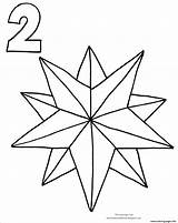 Christmas Star Coloring Pages Countdown Printable Drawing Shooting Starburst Tree Print Flower Cartoon Line Stars Nautical Getcolorings Color Lily Getdrawings sketch template