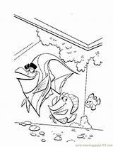 Bruce Pages Coloring Nemo Finding Getcolorings Shark sketch template