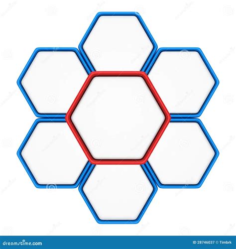 hexagonos stock de ilustracion ilustracion de forma