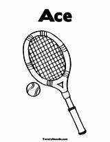 Ace Spades Racket Designlooter Cursive Twistynoodle sketch template
