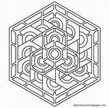 Coloring Pages Geometric Geometry Pattern Sacred Adults Printable Print Mandala Patterns Books Colouring Color Designs 3d Kids Library Clipart Book sketch template