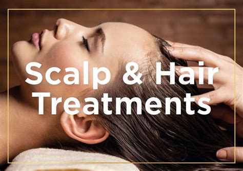 scalp hair treatments  luxe spa
