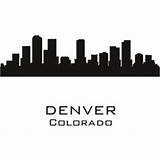 Denver Skyline Colorado Silhouette City Sticker Mountain Tattoo Drawing Wall Google Vector Usa Painting Choose Board sketch template