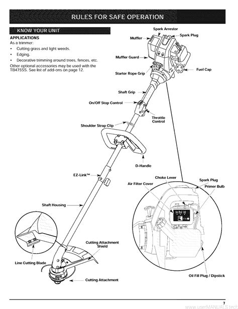 troy bilt  cycle trimmer repair manual