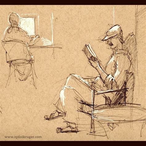 people sketching sketches  people male sketch illustration