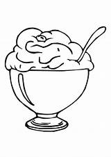 Cream Ice Coloring Pages Sundae Cone Clipart Cartoon Scoop Eat Printable Cliparts Color Coloringsky Line Library Popular Kids Clip Print sketch template