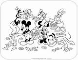 Easter Coloring Mickey Friends Disney Pages Mouse Disneyclips sketch template