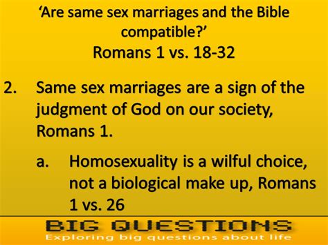 Are Same Sex Relationships And The Bible Compatible 1st Saintfield