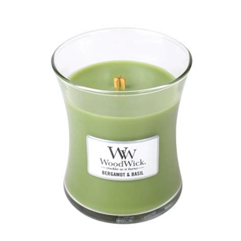 woodwick medium crackling candle bergamot basil walmartcom